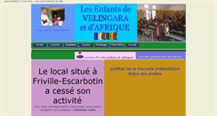 Desktop Screenshot of enfantsdevelingara.fr